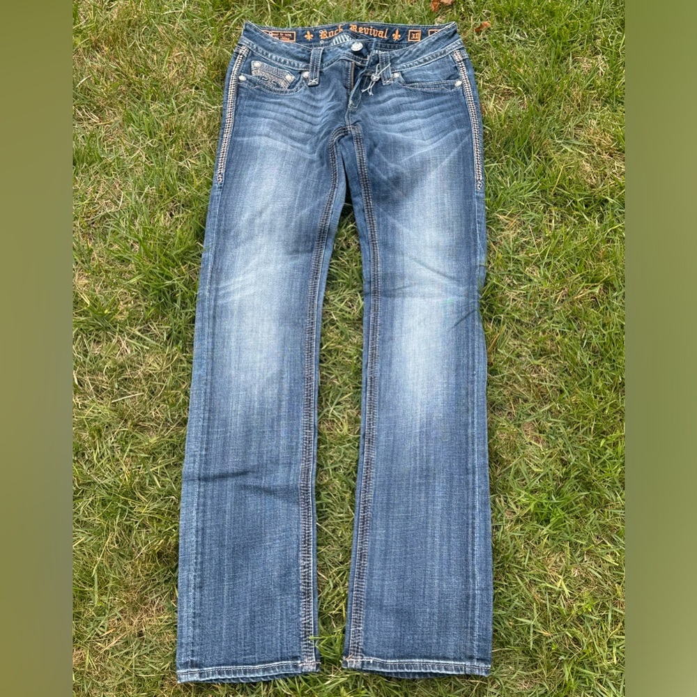 Rock revival straight legged jeans style Alanis
